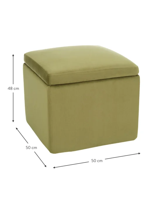 Taburete De Terciopelo Winou