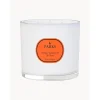 Vela Perfumada Con Tres Mechas Aromatherapy (Naranja, Cedro Y Clavo)