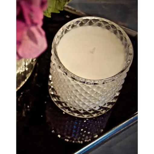 Vela Perfumada Crystalene (Lima, Albahaca Y Mandarina)