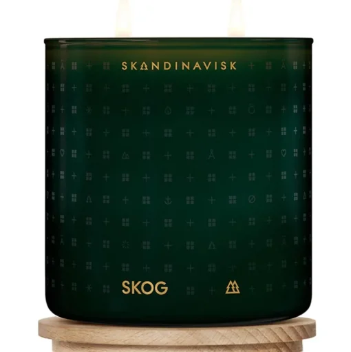 Vela Perfumada Dos Mechas Skog (Pino, Pinas, Savia De Abedul)