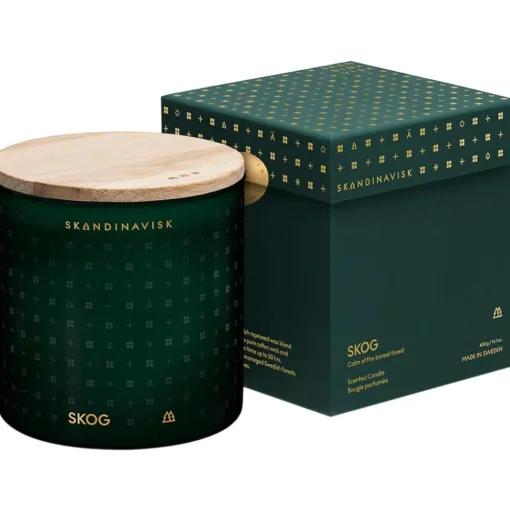 Vela Perfumada Dos Mechas Skog (Pino, Pinas, Savia De Abedul)