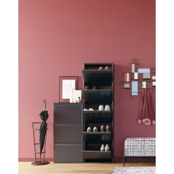 Zapatero De Pared Caruso, Puertas Abatibles