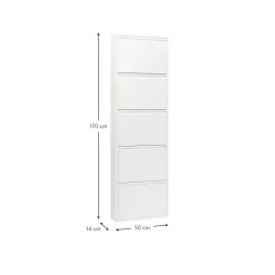 Zapatero De Pared Caruso, Puertas Abatibles