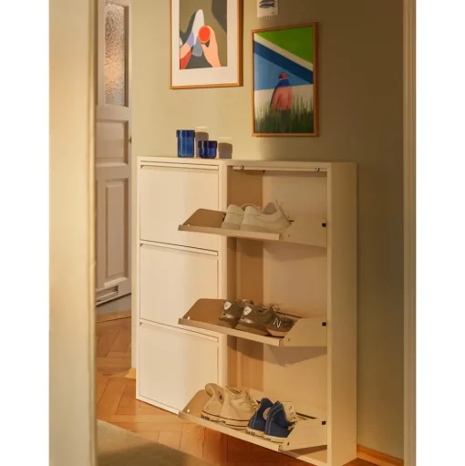 Zapatero De Pared Caruso, Puertas Abatibles