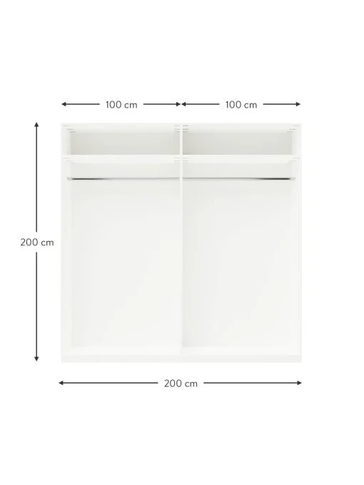 Armario Modular Charlotte, 4 Puertas (200 Cm), Diferentes Variantes