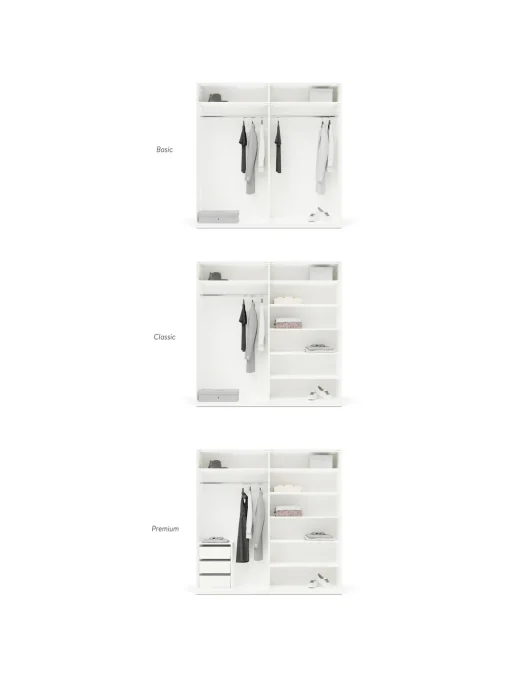 Armario Modular Charlotte, 4 Puertas (200 Cm), Diferentes Variantes