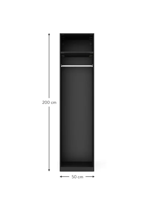 Armario Modular Leon, 1 Puerta (50 Cm), Diferentes Variantes