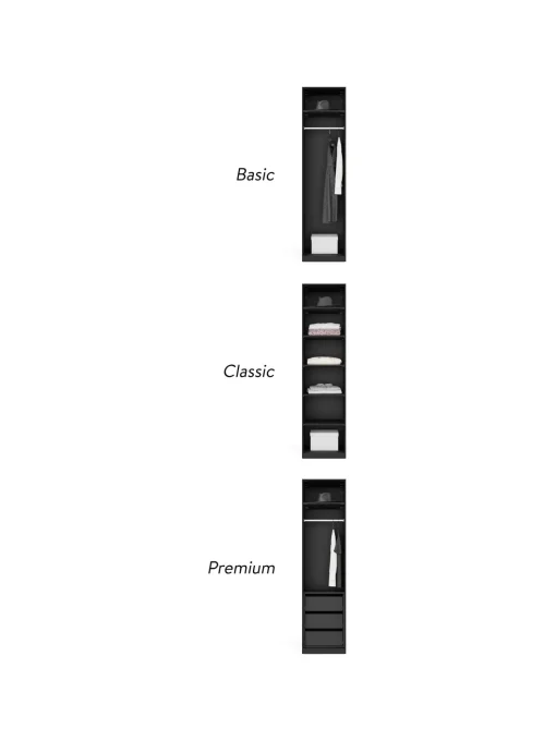 Armario Modular Leon, 1 Puerta (50 Cm), Diferentes Variantes