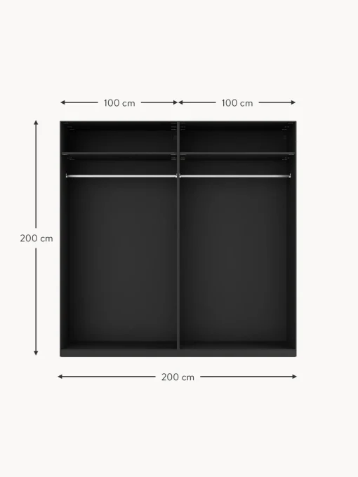Armario Modular Simone, 4 Puertas (200 Cm), Diferentes Variantes