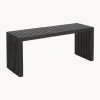 Banco De Madera De Caoba Rib