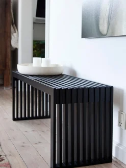 Banco De Madera De Caoba Rib