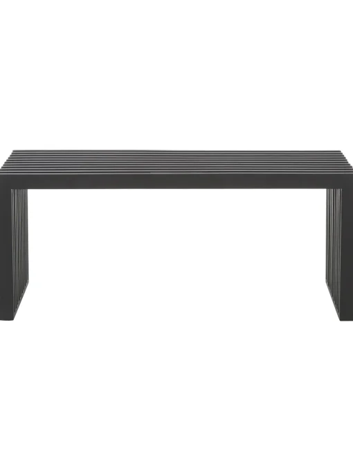 Banco De Madera De Caoba Rib