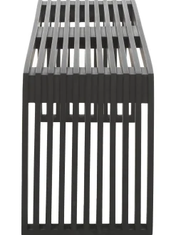 Banco De Madera De Caoba Rib