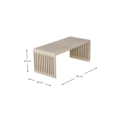Banco De Madera Sungkai Bancu