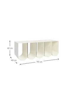 Banco De Metal Curved