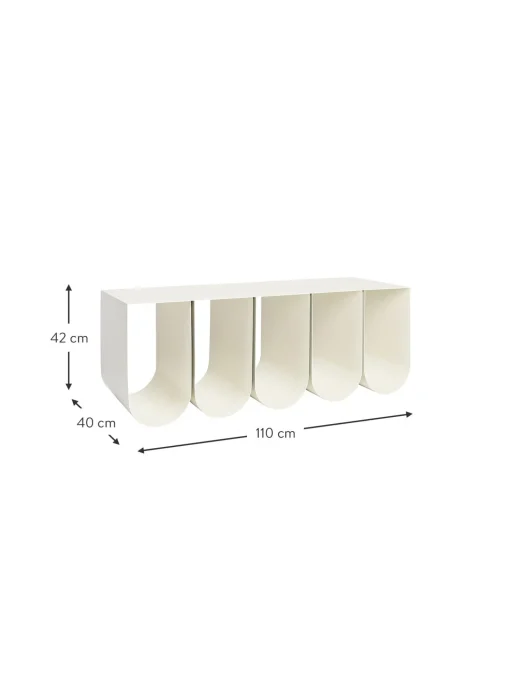 Banco De Metal Curved