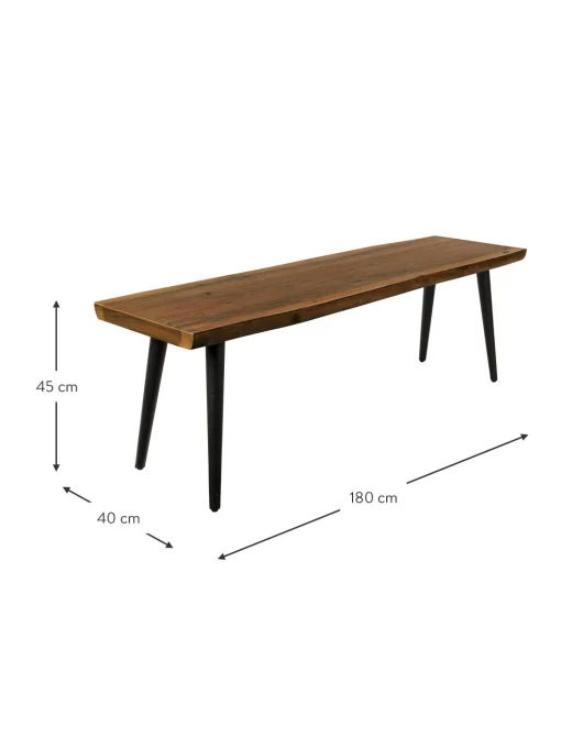Banco Madera Alagon, Reborde De Madera