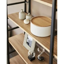 Bote Con Tapadera De Madera Rin