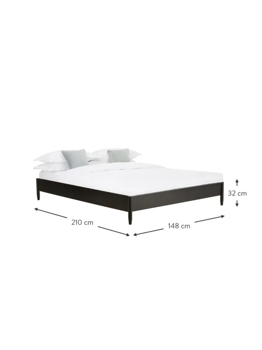 Cama De Madera De Pino Maciza Windsor
