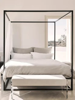 Cama De Metal Con Dosel Belle