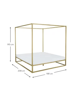 Cama De Metal Con Dosel Belle