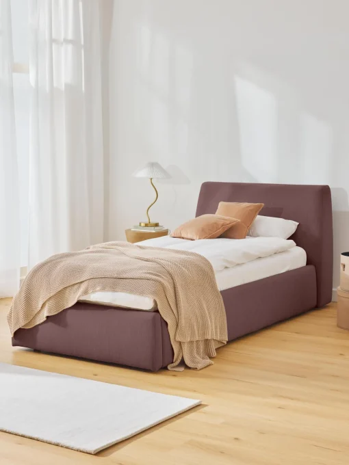 Cama Individual Cloud, Con Espacio De Almacenamiento