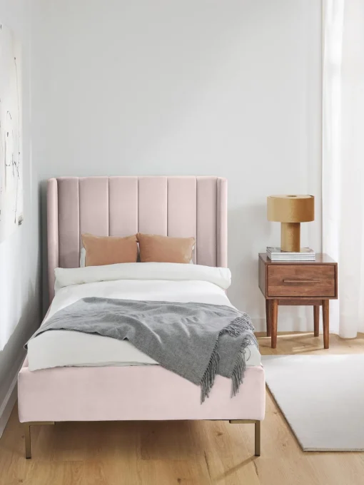 Cama Individual De Terciopelo Dusk