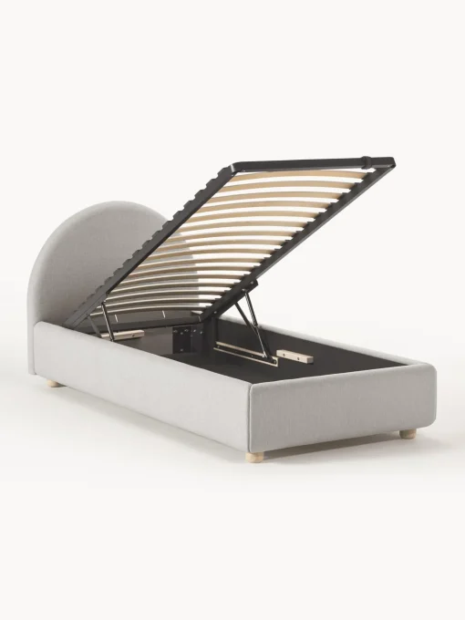 Cama Individual Ebba, Con Espacio De Almacenamiento