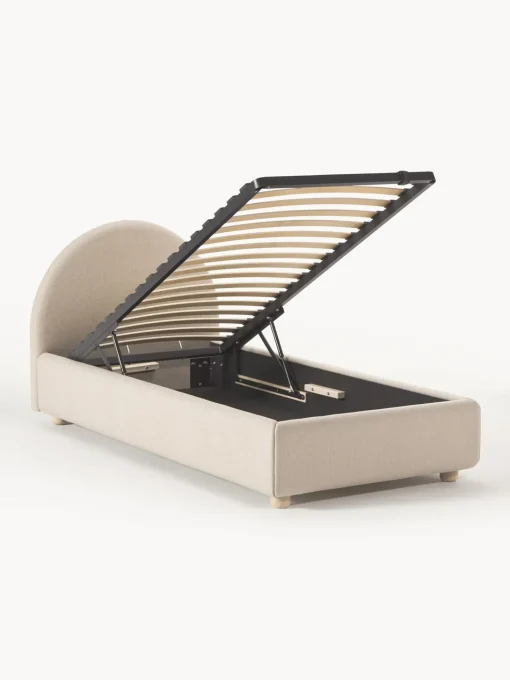 Cama Individual Ebba, Con Espacio De Almacenamiento