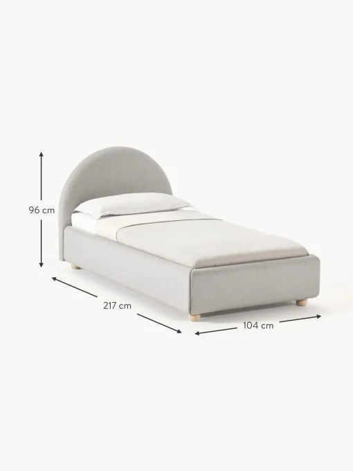 Cama Individual Ebba, Con Espacio De Almacenamiento