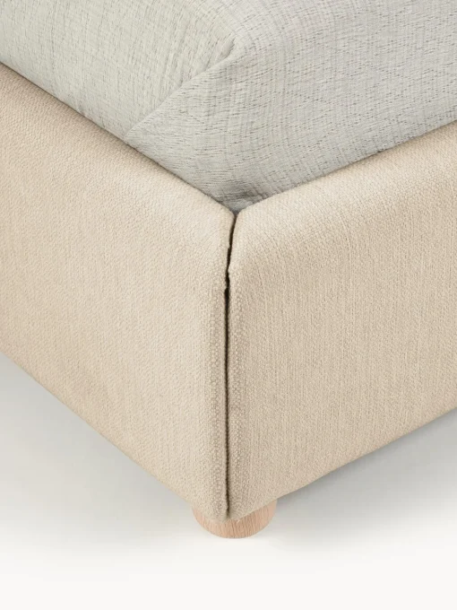 Cama Tapizada Ebba, Con Espacio De Almacenamiento