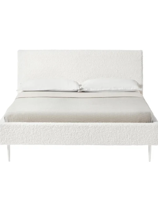 Cama Tapizada En Borreguillo Layla