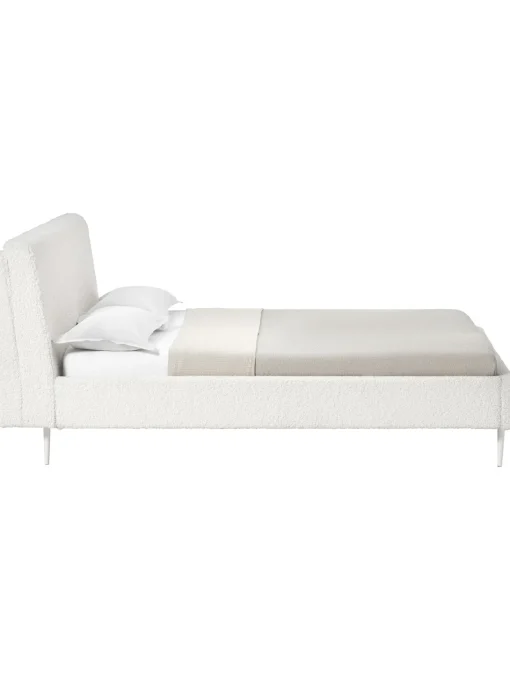 Cama Tapizada En Borreguillo Layla