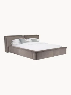 Cama Tapizada En Pana Lennon