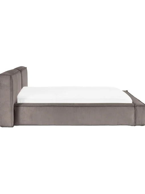 Cama Tapizada En Pana Lennon