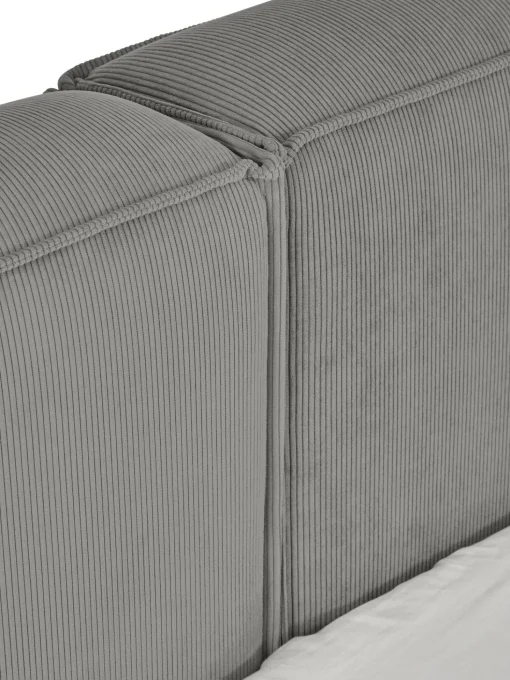 Cama Tapizada En Pana Lennon, Con Espacio De Almacenamiento