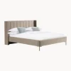 Cama Tapizada En Terciopelo Dusk