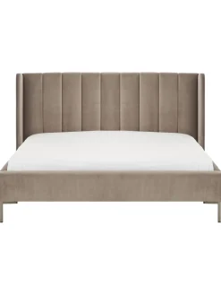 Cama Tapizada En Terciopelo Dusk