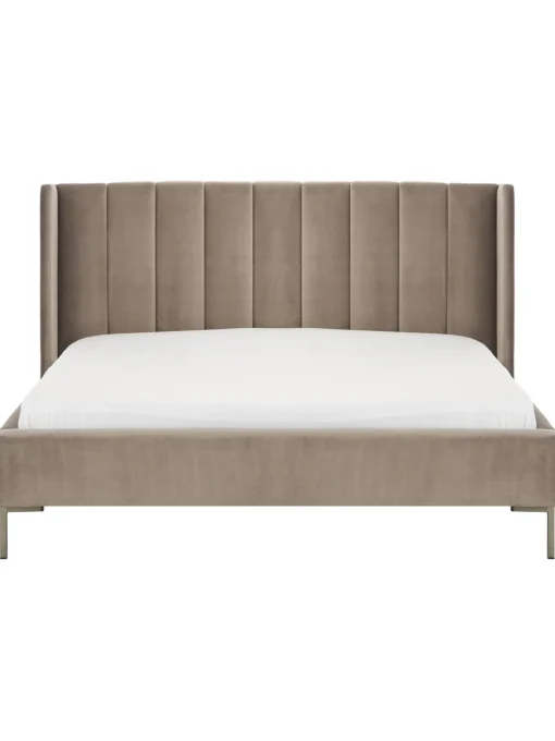 Cama Tapizada En Terciopelo Dusk