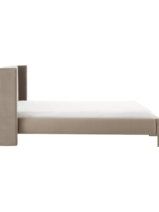 Cama Tapizada En Terciopelo Dusk