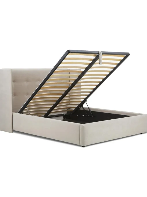 Cama Tapizada Star, Con Espacio De Almacenamiento