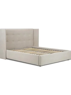 Cama Tapizada Star, Con Espacio De Almacenamiento