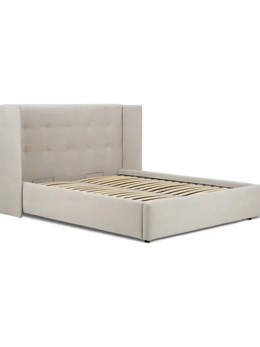 Cama Tapizada Star, Con Espacio De Almacenamiento