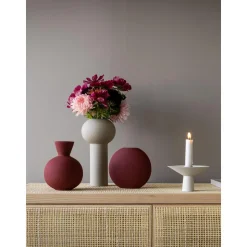 Candelabro De Acero Inoxidable Mate Uma