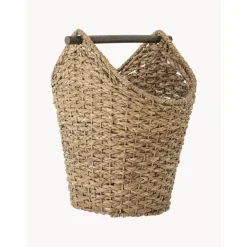 Cesta Artesanal De Fibras Naturales Timmi