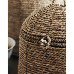 Cesta Con Tapadera De Algas Rama