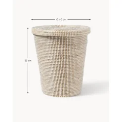 Cesta De Jacinto De Agua Con Tapadera Aleya