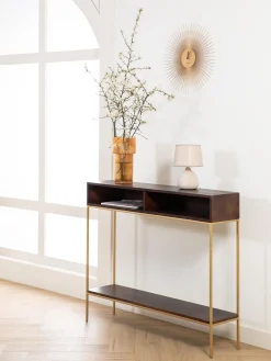 Consola De Recibidor De Madera Maciza Lyle