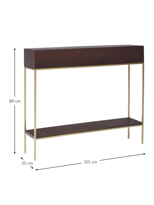 Consola De Recibidor De Madera Maciza Lyle