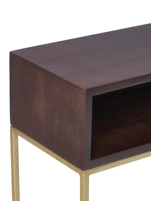 Consola De Recibidor De Madera Maciza Lyle